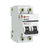 Выключатель нагрузки 2P 40А ВН-29 Basic | код. SL29-2-40-bas | EKF